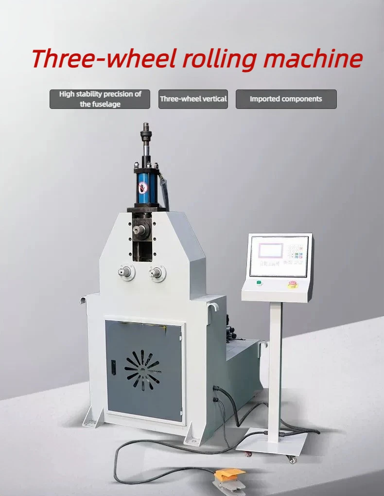 60 CNC Servo Motor Tube Roller Round Pipe Rolling Bending Machine for Industrial Metal Pipe Forming