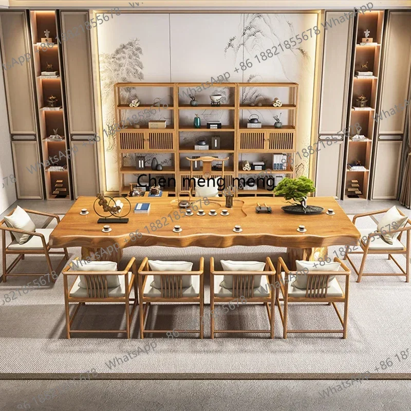 

Vintage Wood Coffee Tables Living Room Modern Luxury Boss Reception Coffee Tables Conference Villa Furniture Mesa De Centro