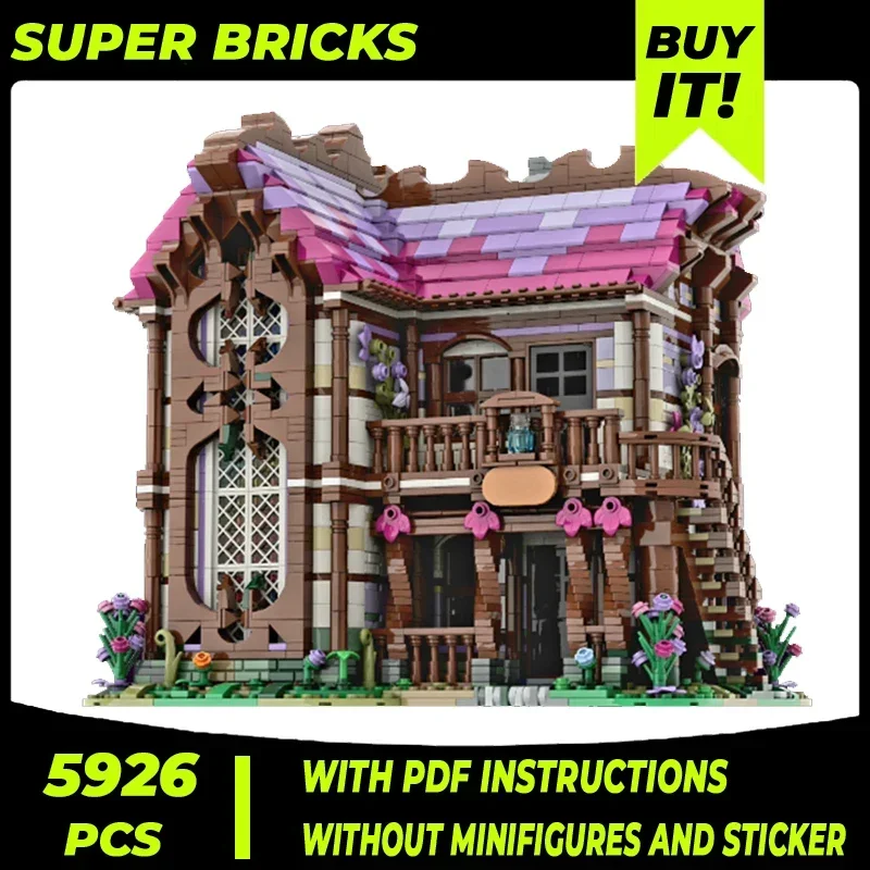 Game Street View Model Moc Bouwstenen Magisch Potion Huis Technologie Modulaire Blokken Geschenken Kerst Speelgoed DIY Sets Montage