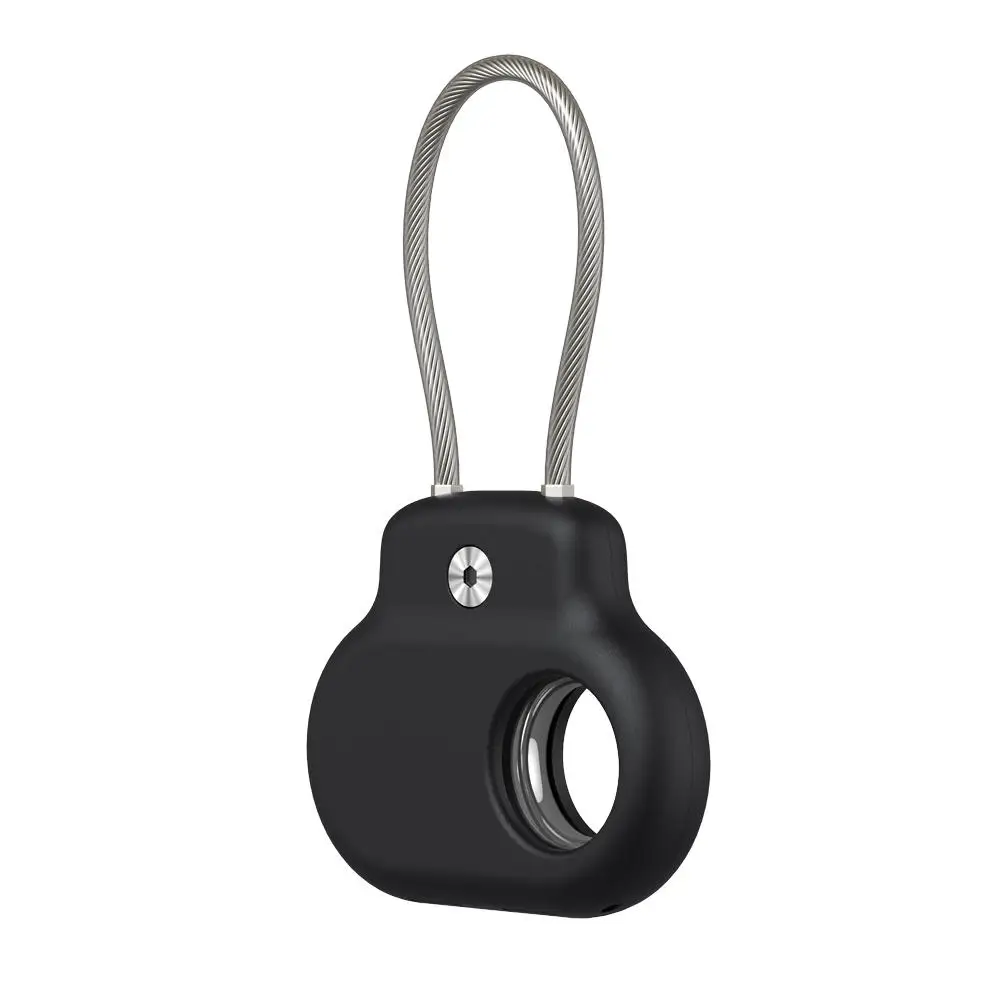 Samsung Galaxy SmartTag2 ホルダー用安全ロックケース スマートタグ 2 用ワイヤーケーブル付き 紛失防止保護カバーアクセサリー