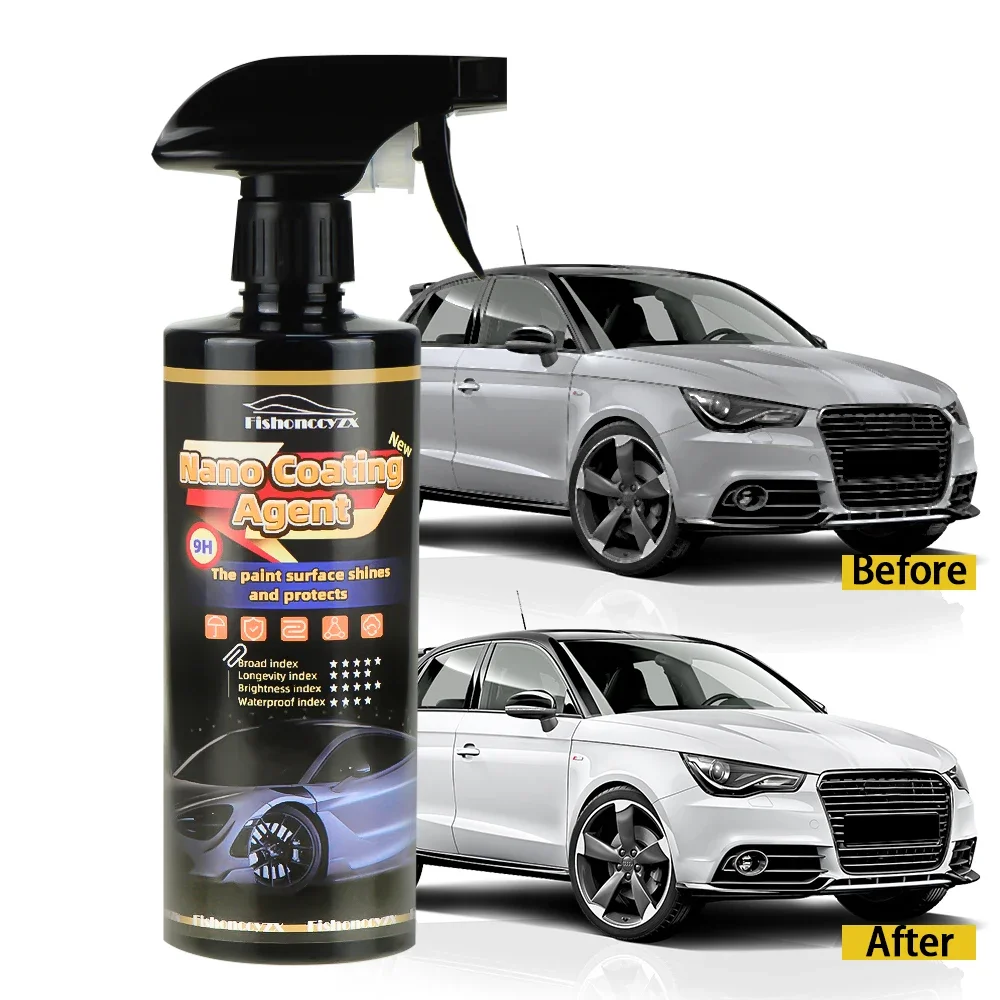 9H Nano Ceramic Car Coating Liquid Glass Plated Crystal Hydrophobic Waterproof Polishing Paint Hardness Car Polish Liquid