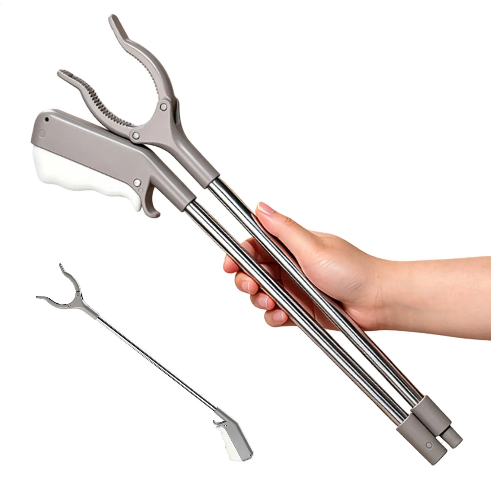 Grabber Reacher Tool Long Foldable Reaching Mobility Aid Pick Up Stick Grabber for Elderly Seniors Daily Living Home Garbage