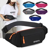 Waterproof Waist Pack Women Sports Running Waist Bag for Men Mobile Phone Holder Belt Bag Gym Fitness Travel Pouch Chest Bags