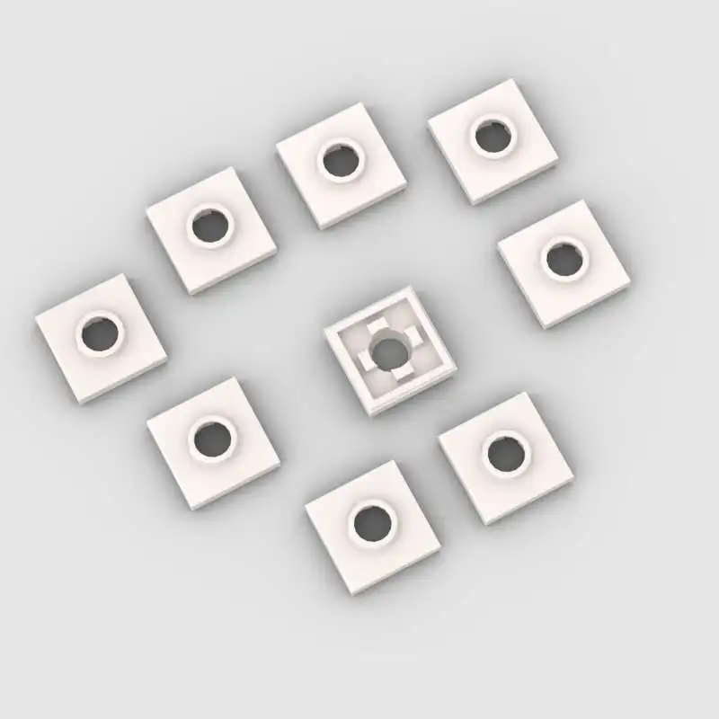 50pcs Compatible with 27448 small particle puzzle building block accessories 2x2 turntable special board assembly