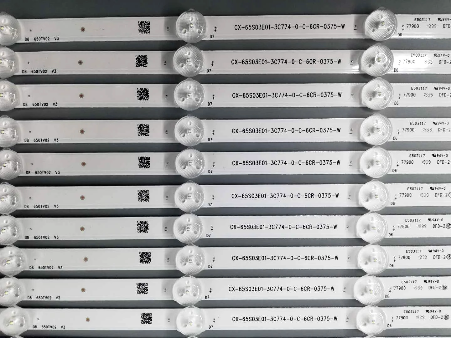 Tiras de luz LED para televisor, accesorio para televisor de 65 \