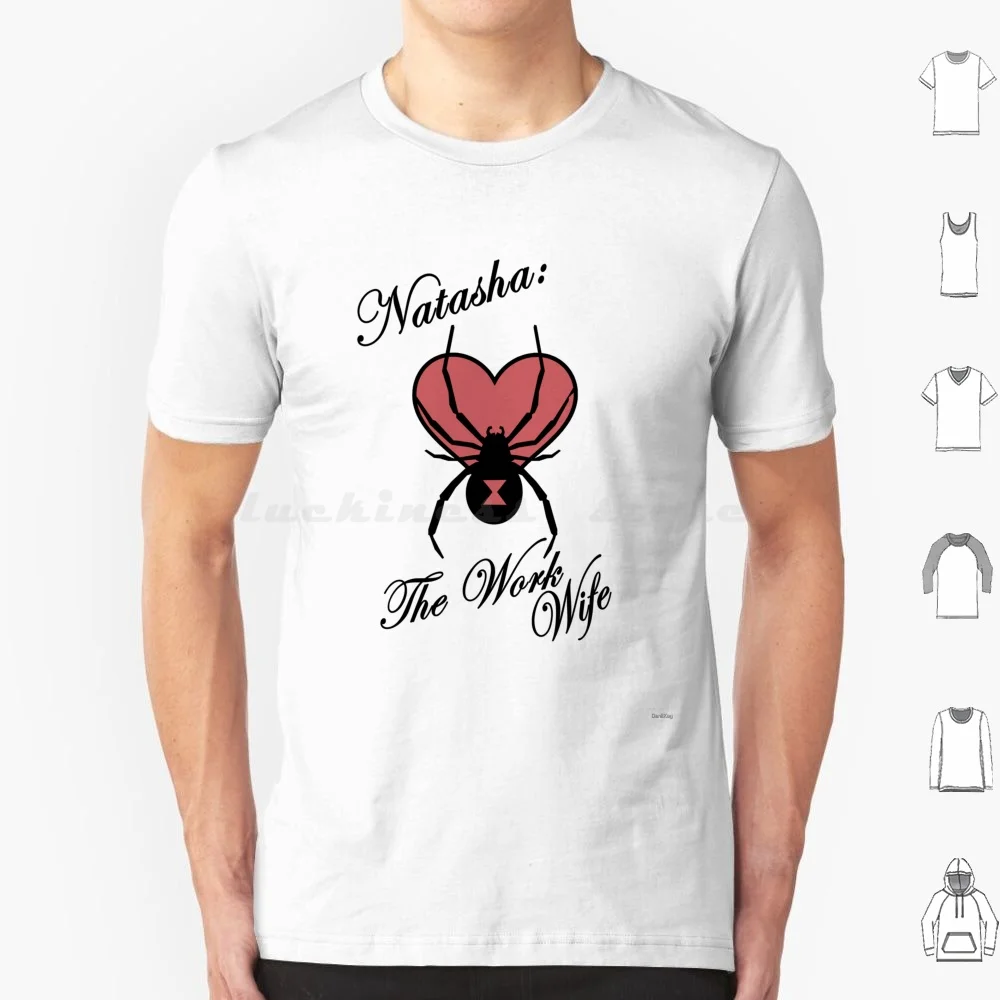 Camiseta Natasha: The Work Wife de algodón para hombres y mujeres, estampado DIY, Hawkguy Hawkeye Natasha Romanoff The Work Wife Clint Barton