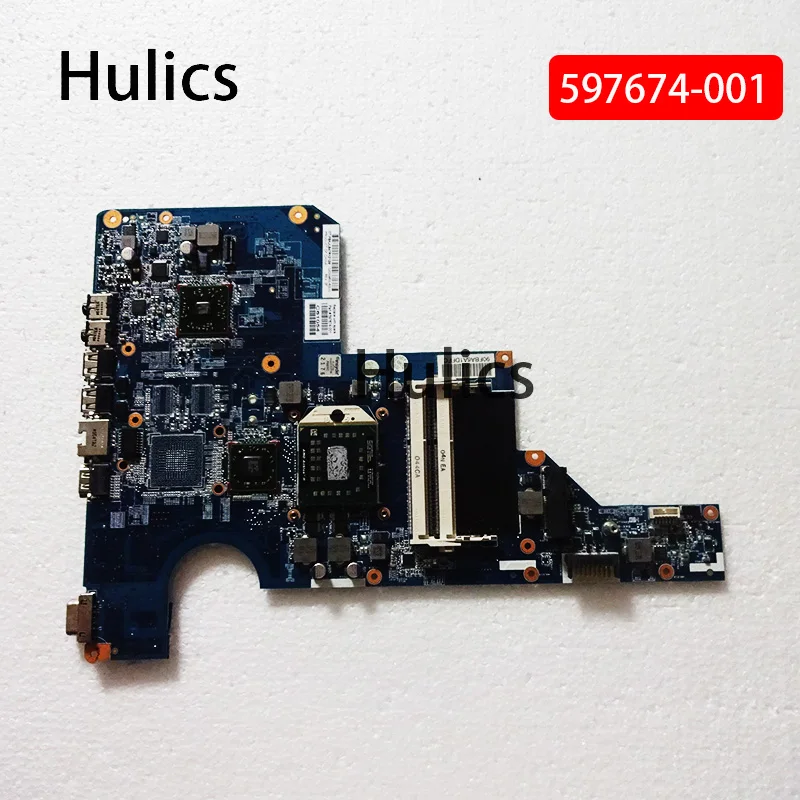 

Hulics Used Laptop Motherboard For HP G62 CQ62 G72 CQ72 Series 597674-001 Mainboard Free CPU