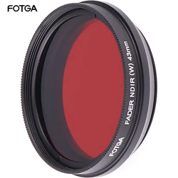 FOTGA ayarlanabilir kızılötesi filtre IR geçiş x-ray Lens filtre değişken Canon Sony DSLR kamera için 46/49/52/55/58/62/67/72/77/82mm