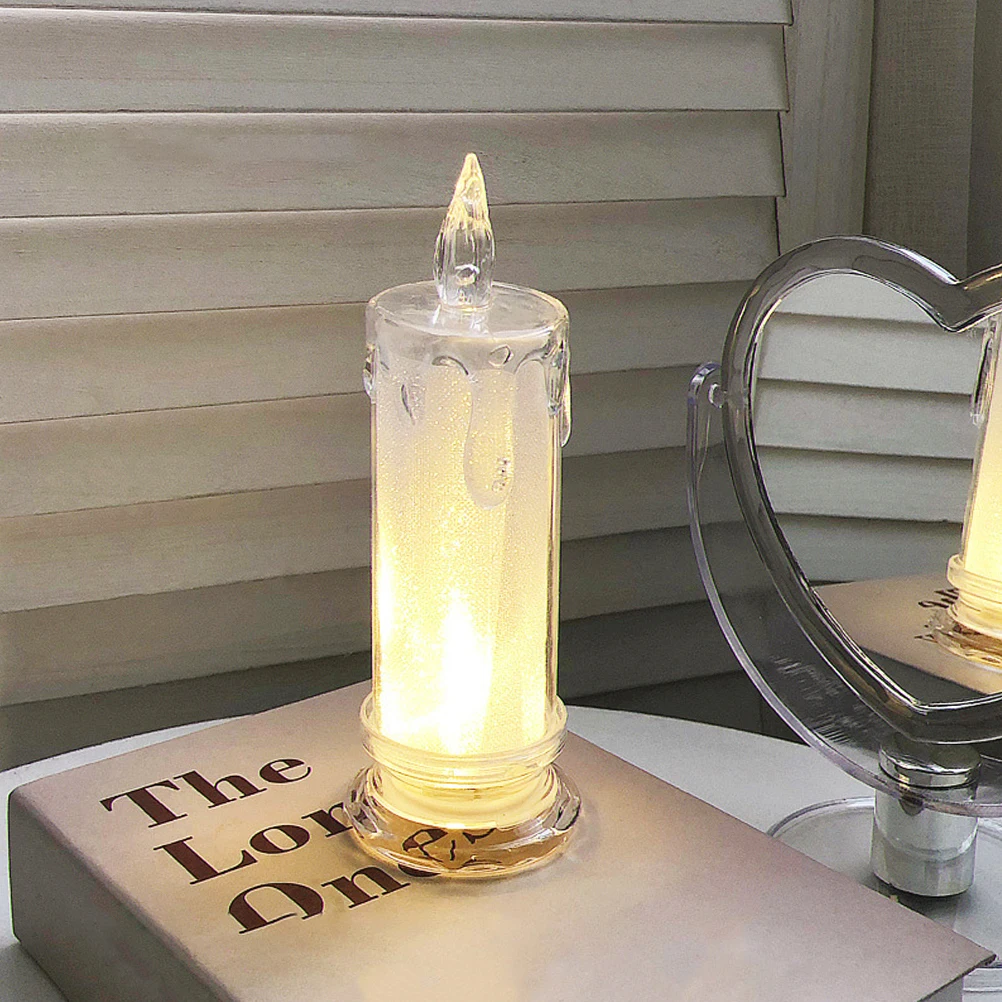 2pcs Simulation Night Light Tabletop Romantic Decorative Lamp For Bedroom Wedding Christmas Gift Exquisite Design