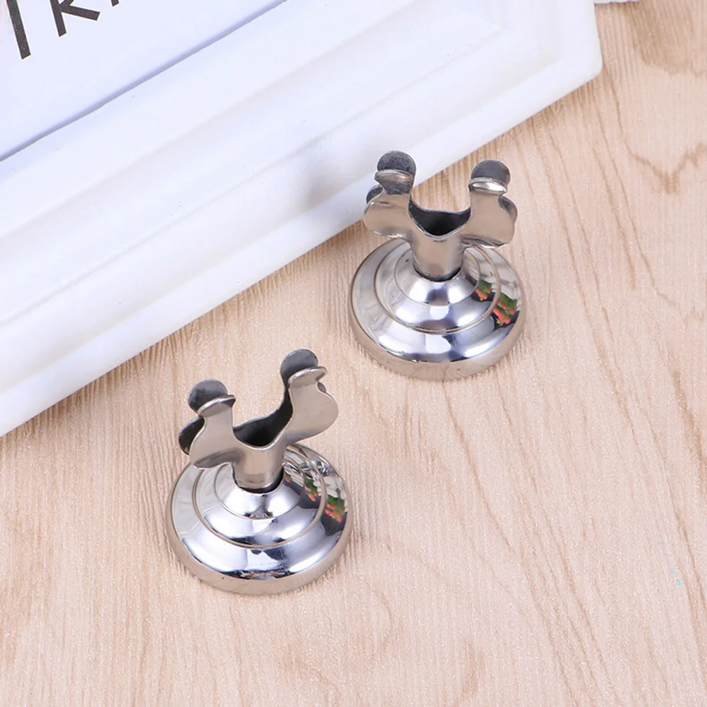 

6 pcs/Package Stainless Steel Menu Stand Menu Place Holder Meal Holder for Restaurant Menu holder tabletop holder