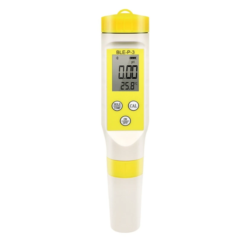 

Bluetooth-Compatible Ph Meter Online Monitoring Digital Water Tester 0.01 High Precision PH Temp Tester With 0-14