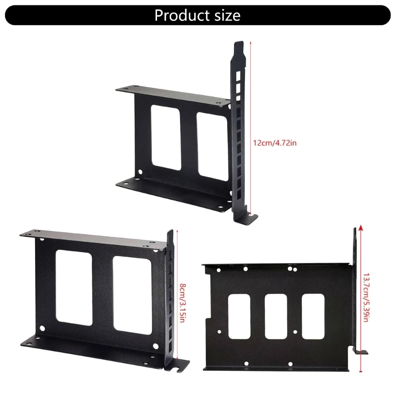 Espandi l'archiviazione del PC Staffa Supporto per HDD SSD da 2,5" 3,5" Raffreddamento efficiente stabile semplice