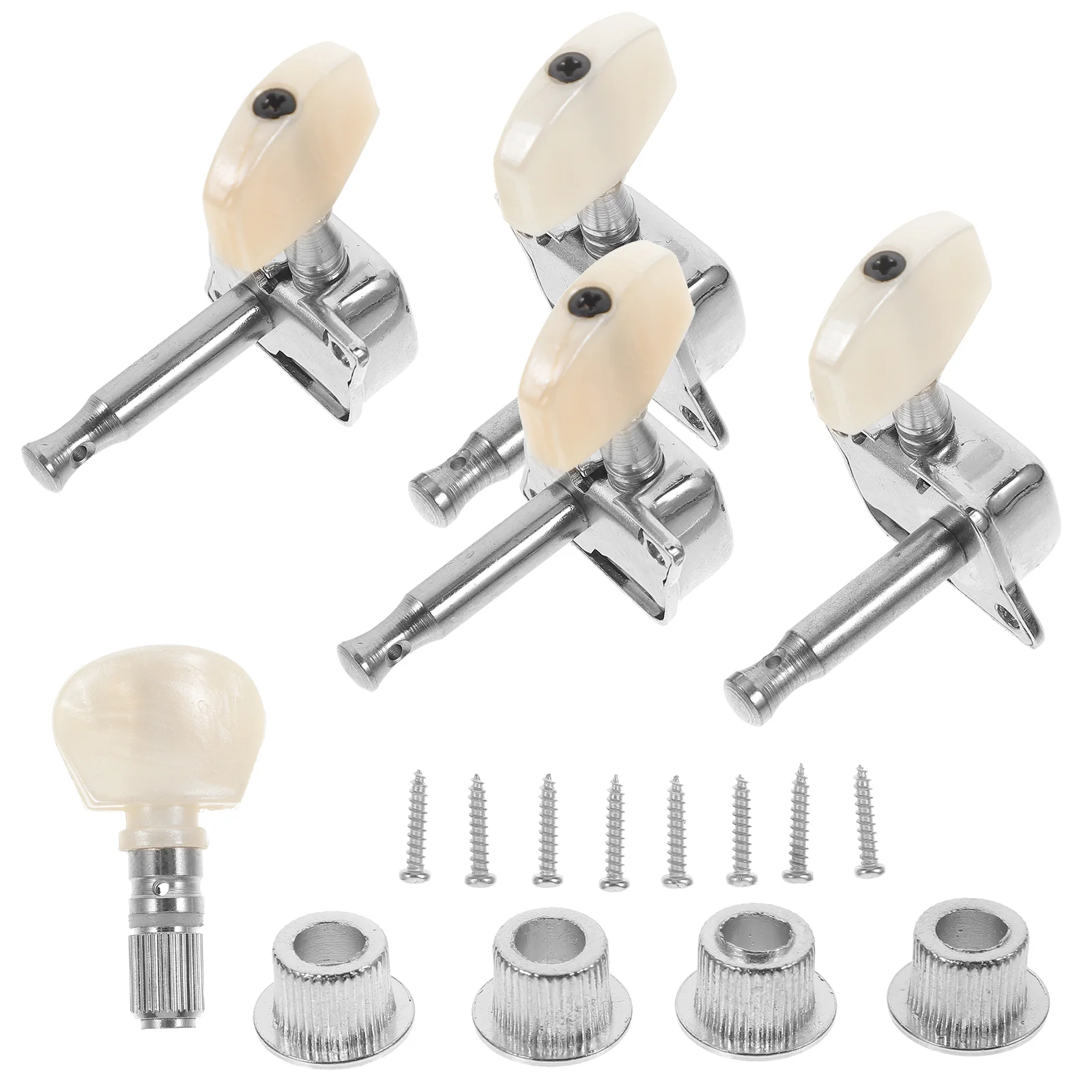 

1 Set Banjo Machine Heads Tuning Pegs Tuners Keys Musical Instrument Accessories string banjo tailpiece