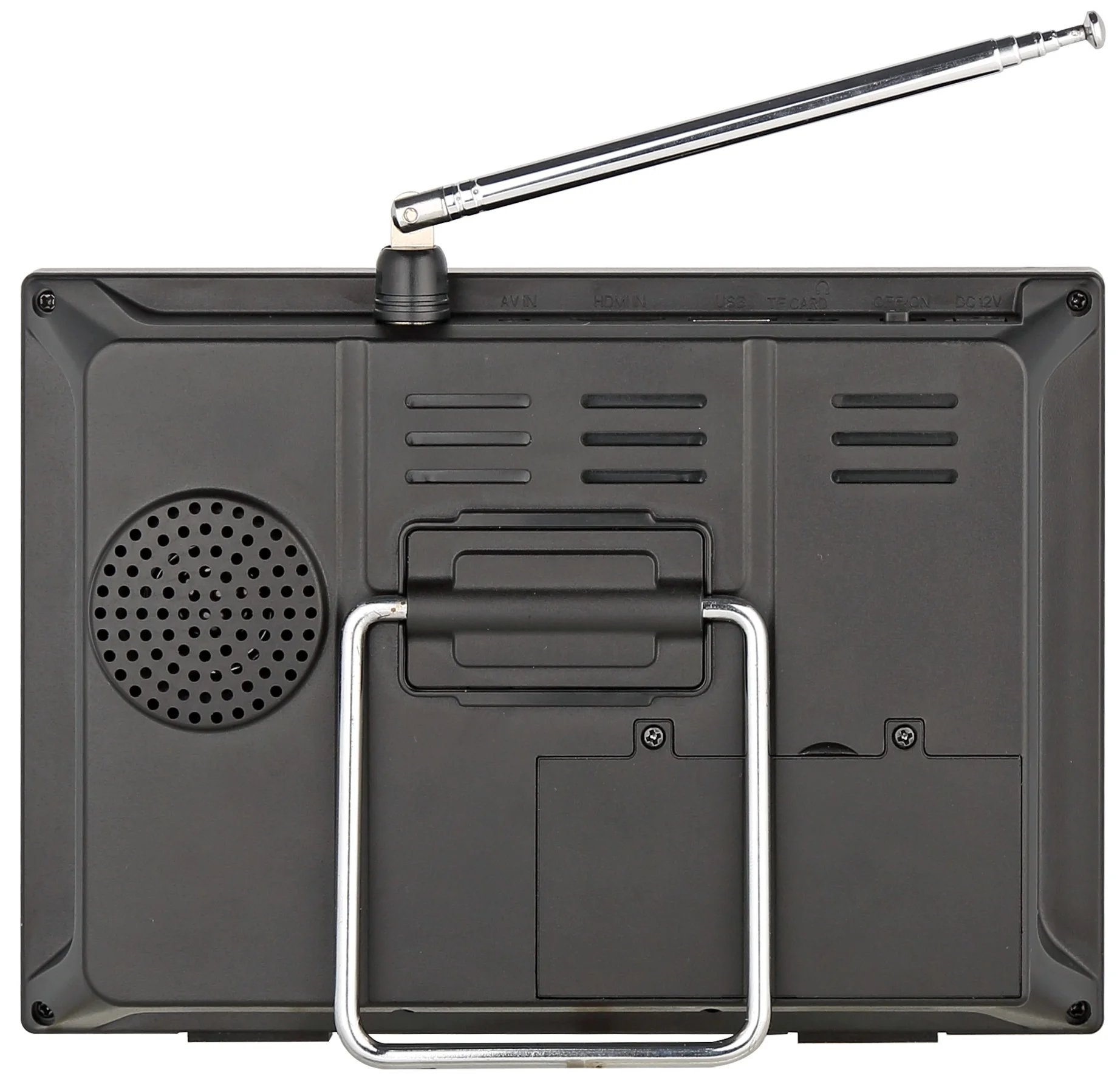 كاميرا DVD للسيارة الصغيرة تلفزيون رقمي محمول 10 بوصة 1920x1280 HD مشغل فيديو تلفزيون رقمي قابل لإعادة الشحن في الهواء الطلق 110-220 فولت #4