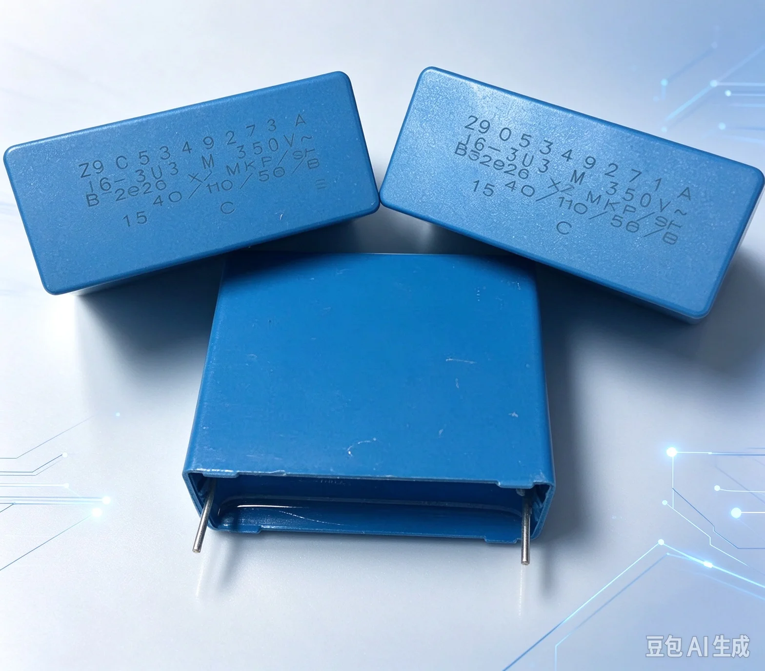 New for EPCOS 3.3UF 350V AC×2 High Frequency Non-Polar Capacitor for Welding Machine  30pcs