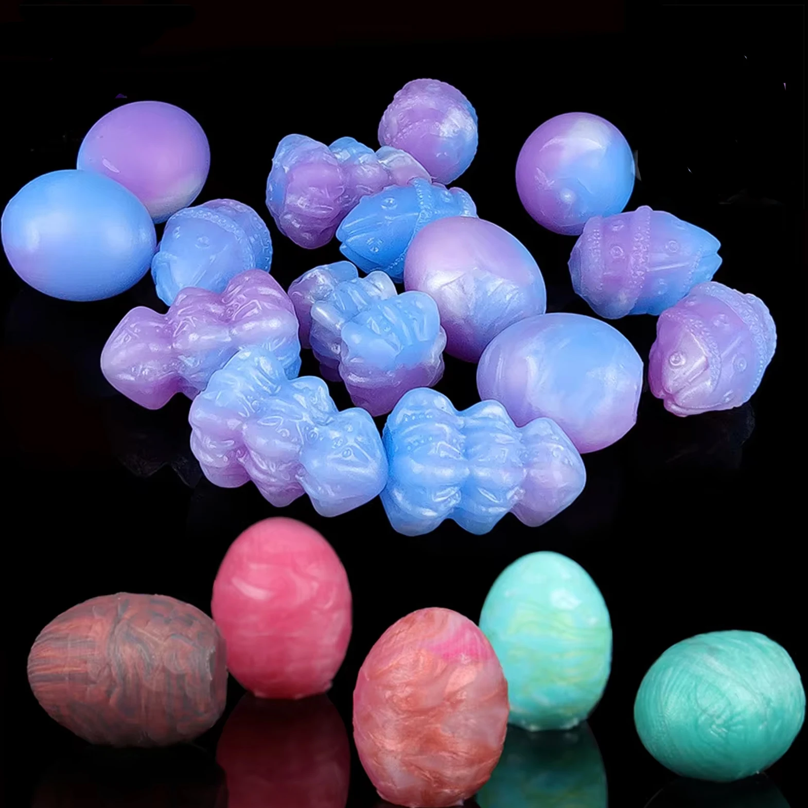 ELKKOST Ovipositor de silicona para colocar huevos, Juguetes sexuales anales, juegos para adultos, bolas vaginales, masturbación para mujeres, hombres, estimulación de la Vagina