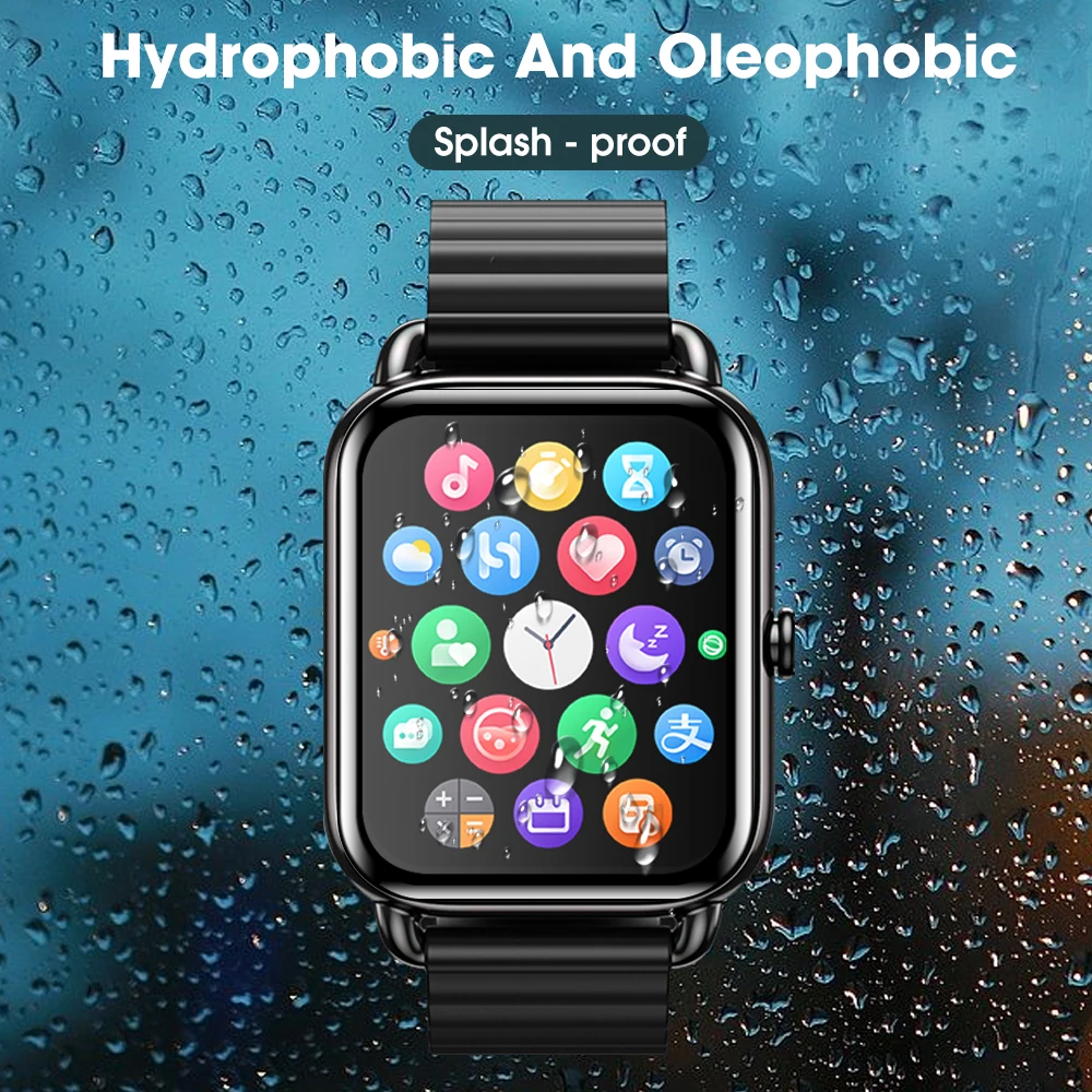 Cho Haylou Rs4/RS4 Plus Smartwatch Màn Hình Bảo Vệ Cạnh Cong LS12 Mềm Mại Bộ Phim Dành Cho Haylou RS4 Plus Bộ Phim phụ Kiện