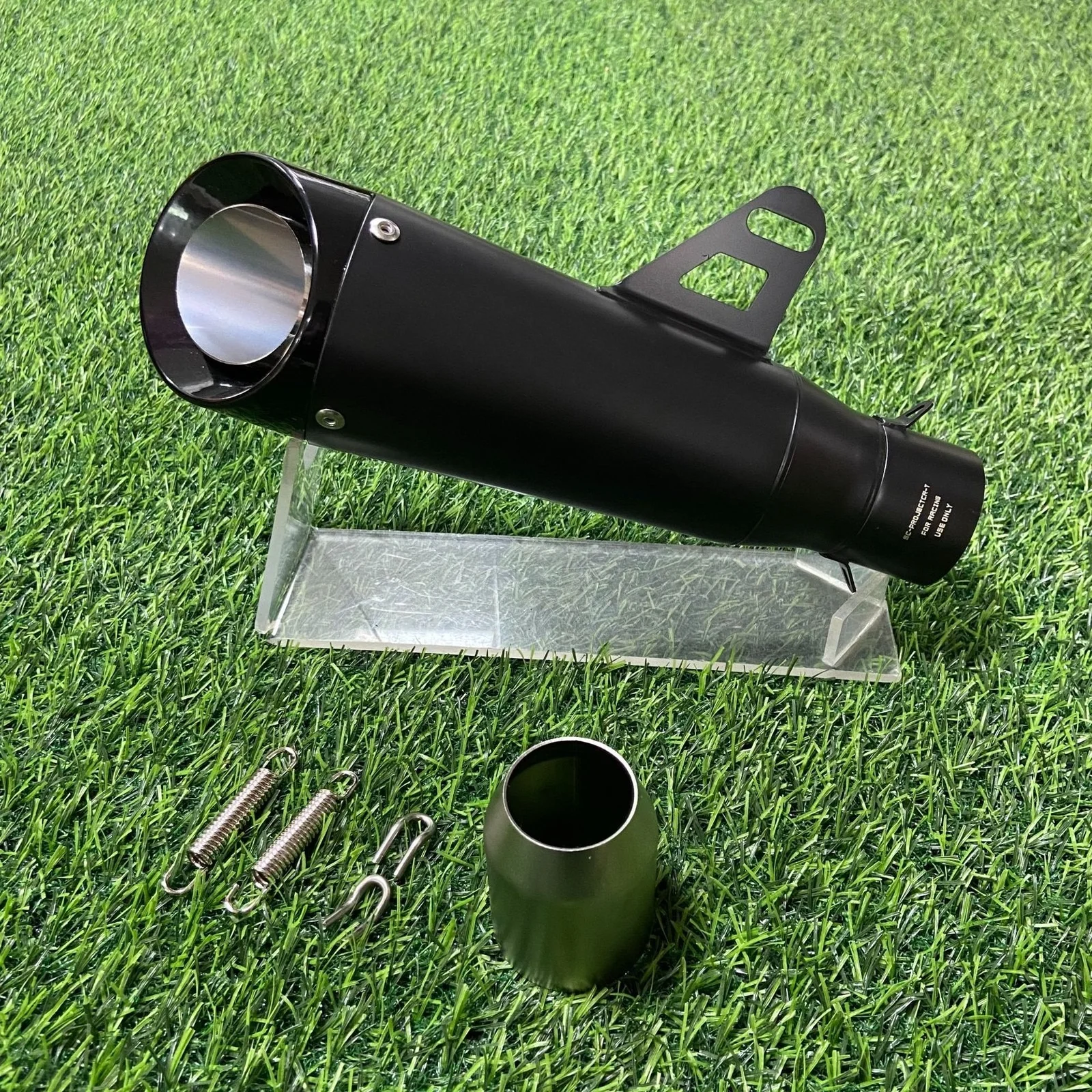 For Yamaha MT-07 FZ07 2014-24 Full System Exhaust Header Pipe Black Muffler Tips Exhausts Pipes