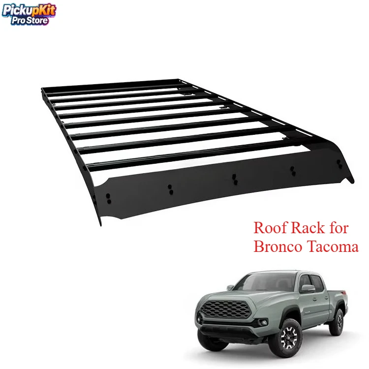 

Aluminum Heavy-Duty Roof Basket Roofrack Universal Auto Accessory for Pickup Truck