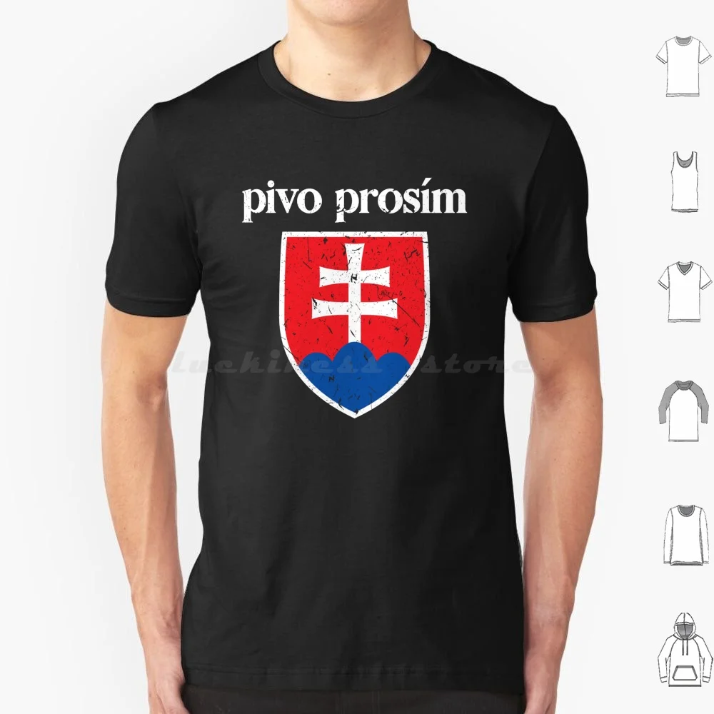 Beer Please Slovak Slovakia Flag Pride Pivo , Prosím T Shirt Big Size 100% Cotton Pivo Prosim Slovakia Slovak Beer Please