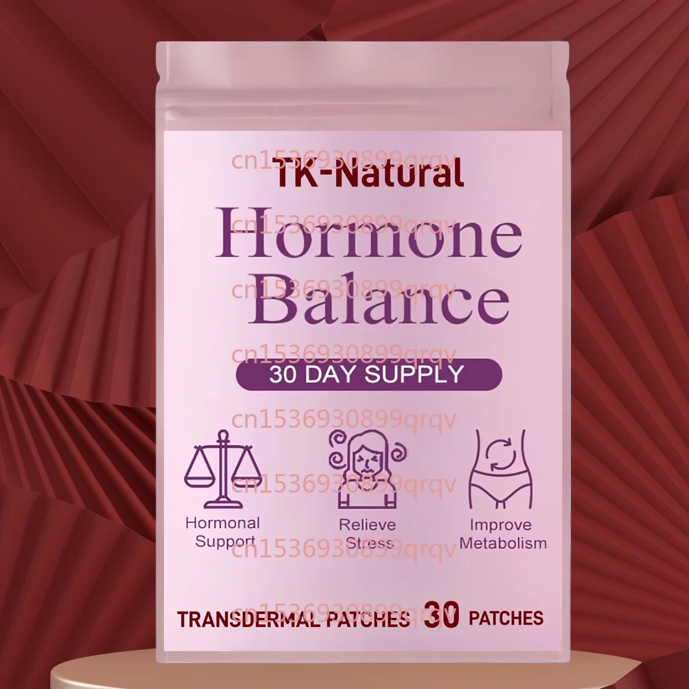 30 Patches Hormonal Balance Transdermal Patches for Women for Menopause Relief, Support Mood & Energy