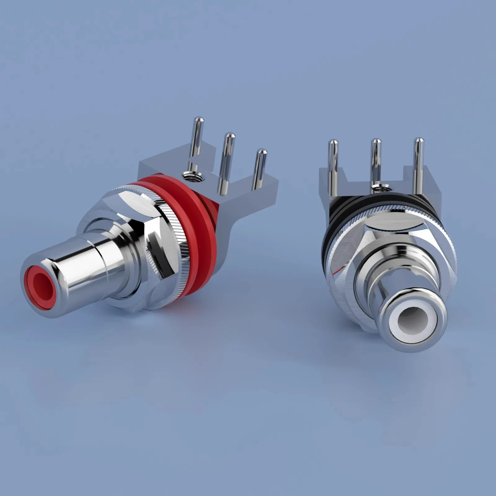 Monosaudio C403G Reines Kupfer, 24 Karat vergoldet, Leiterplattenmontage, Cinch-Buchsen, Anschlussgehäuse, reines Kupfer, rhodinierte Buchse – Detail 7