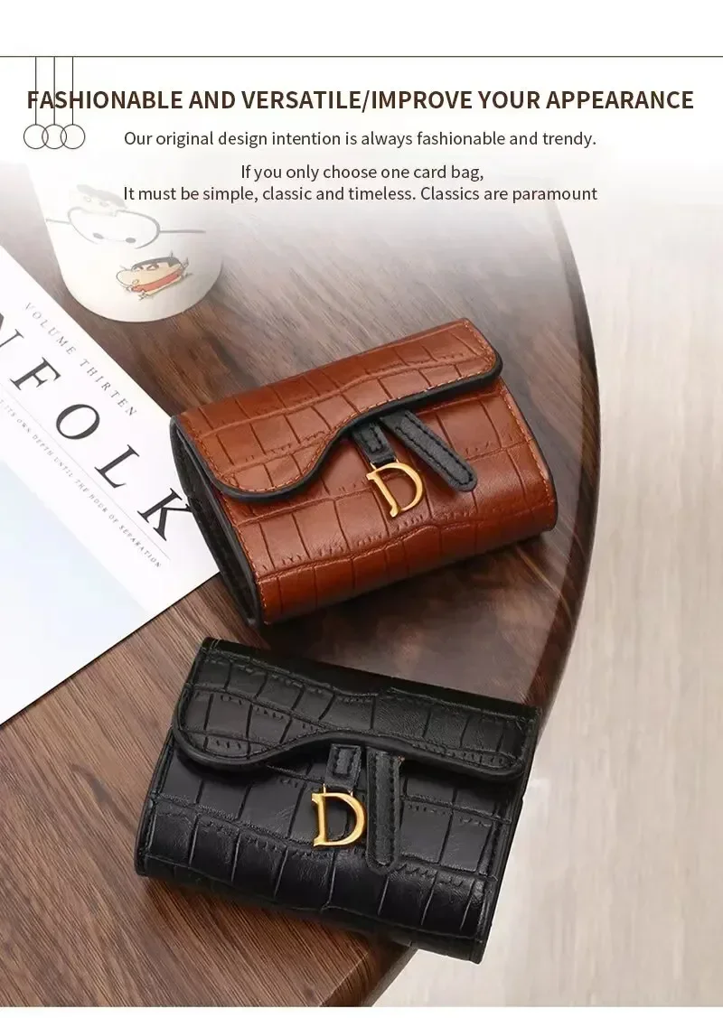 Compact & Chic: Multi-Function PU Card Holder and Wallet