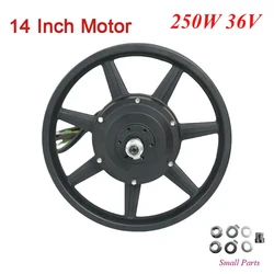 14 Inch 250W 36V Motor For Electric Scooter Electric Vehicle Motor 1 Round Promotion Factory Price High Quality