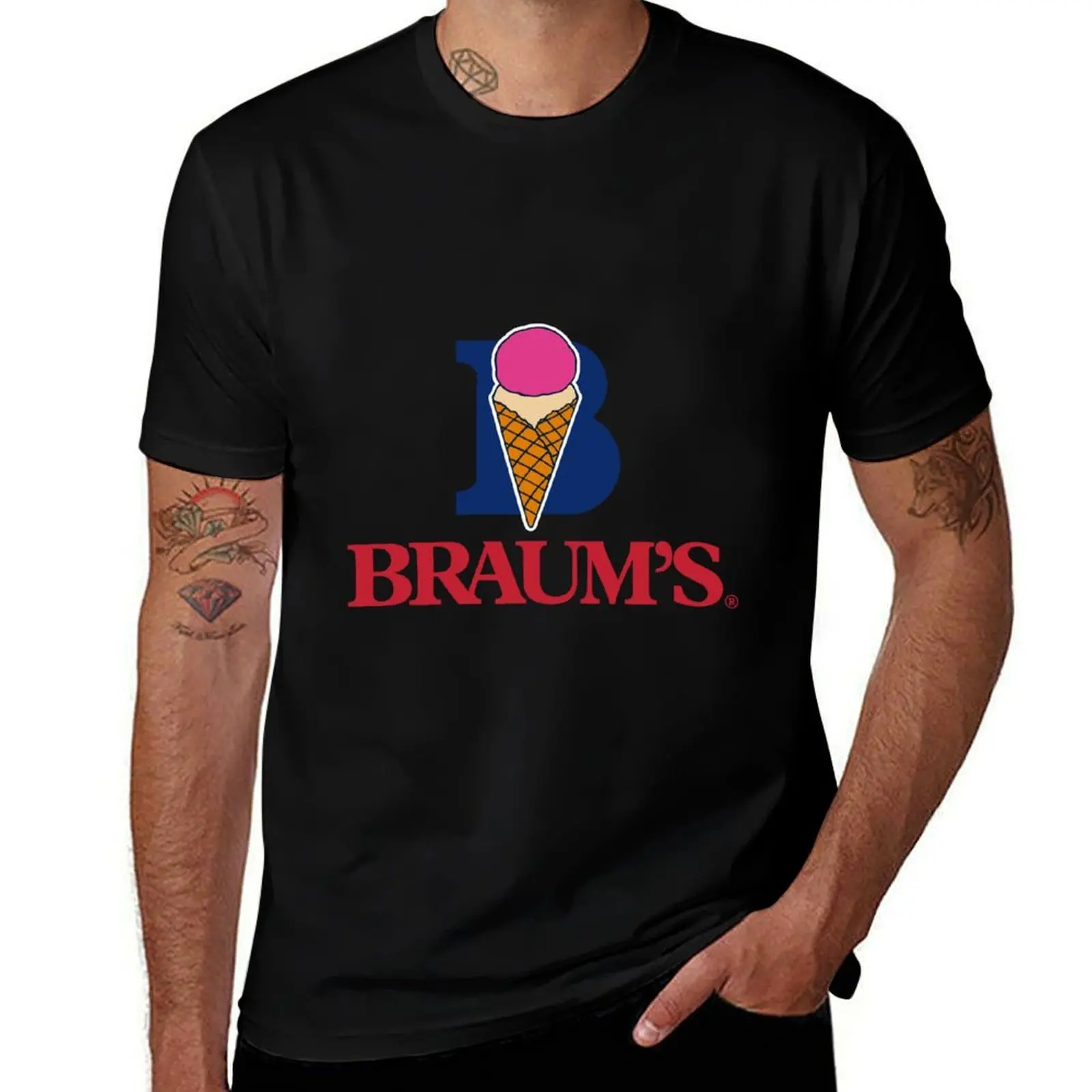 

Braum's Logo T-Shirt t shirts for man cotton funny man t shirt designer T-Shirt