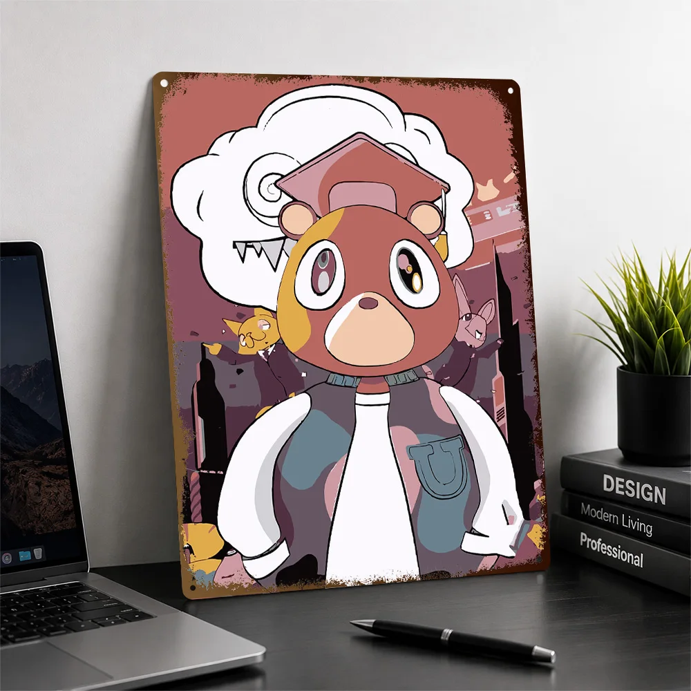 Chopper Character Portrait Textured Metal Poster Anime Wall Art For Bedroom Or Study Customized Aluminum Sign Housewarming Gift