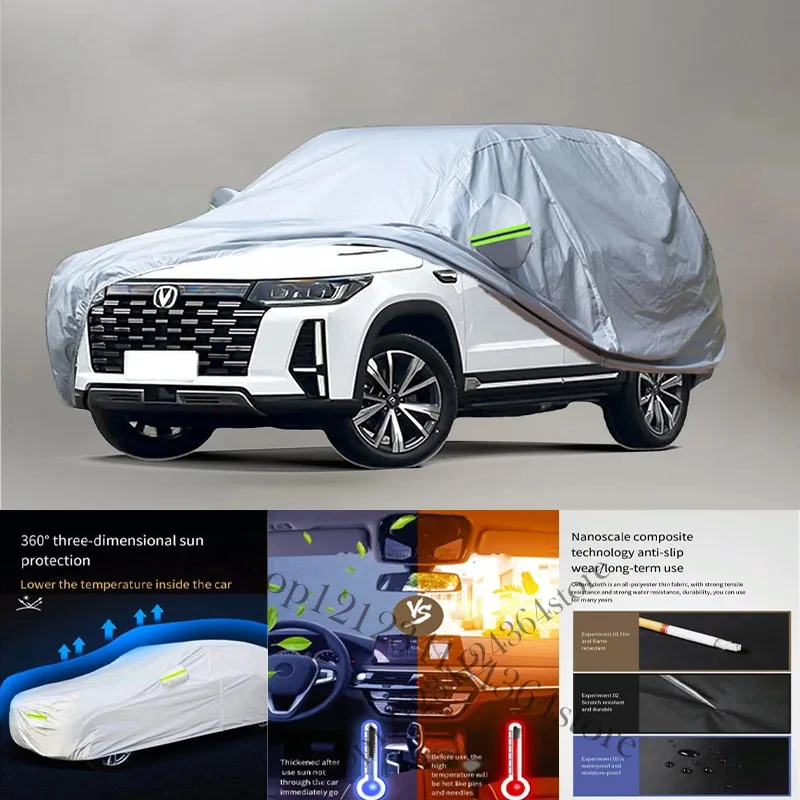 

For Changan-CS95 Auto Anti snow Anti dust Anti-uv Anti peeling paint And Anti Rainwater 210t Car cover protection