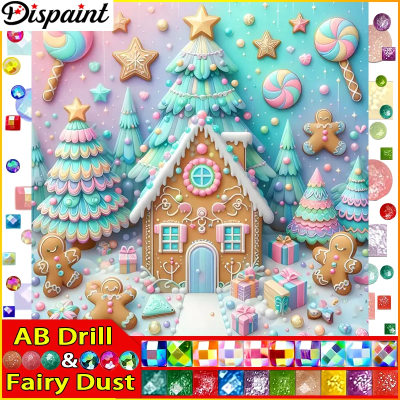 Dispaint Fairy Dust AB Square/Round Drill 5D DIY Diamond Painting\