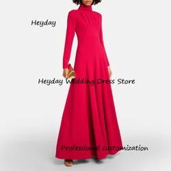 Heyday Crepe Halter A-Line Full Floor Length Pleat Classics Draped Formal Occasion Evening Party Pretty Dresses Heyday 2024