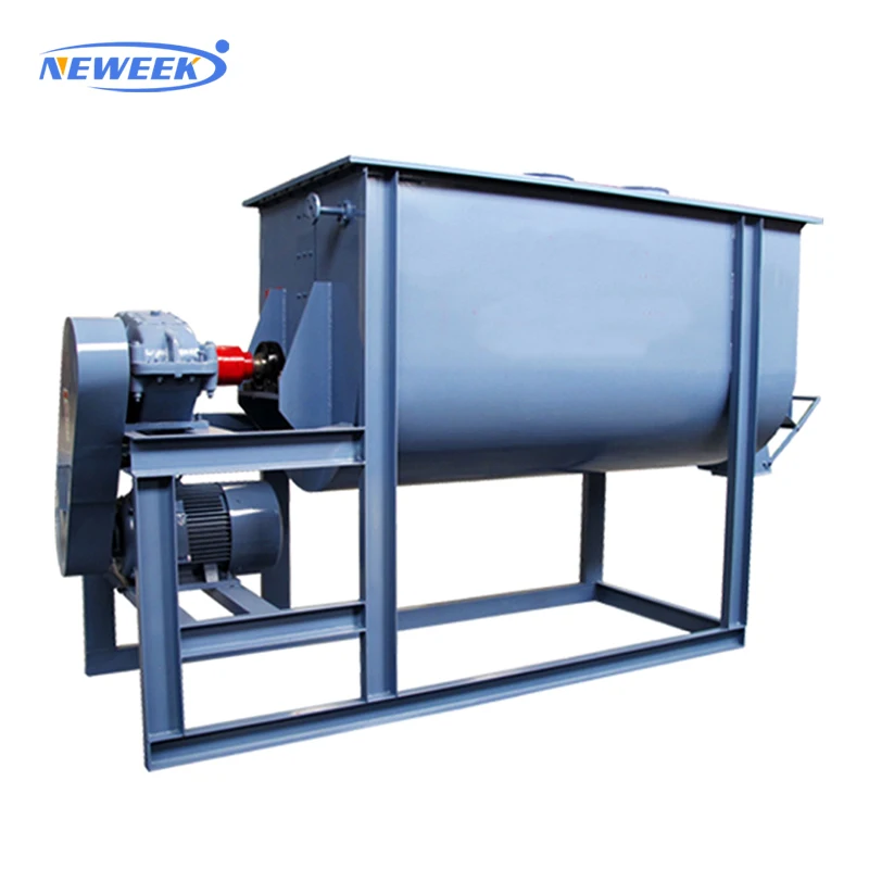 NEWEEK Organic Feed Paddock Ranchette 1 Ton Horizontal Animal Feed Blender Cattle Feed Grinder Mixer