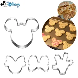 Disney-MickeyとMinnie Mouse Cookie金型、ベーキングアクセサリー、ケーキ型、ステンレス鋼ツール、DIY耐熱皿、キッチンケーキデコレーション