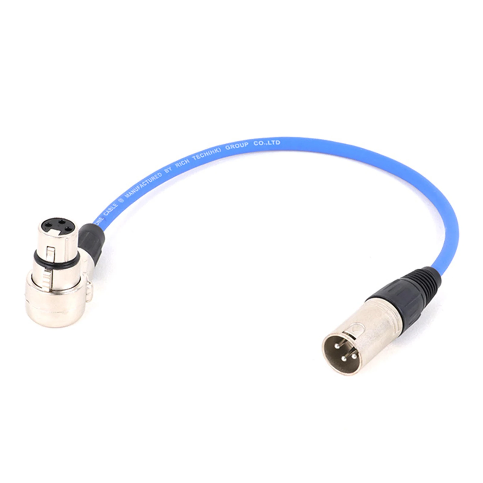 Прямоугольный разъем XLR к прямому разъему XLR, кабель-переходник XLR, 3-контактный разъем «мама» на 3-контактный разъем «папа» 0,3–15 м, 1 шт.