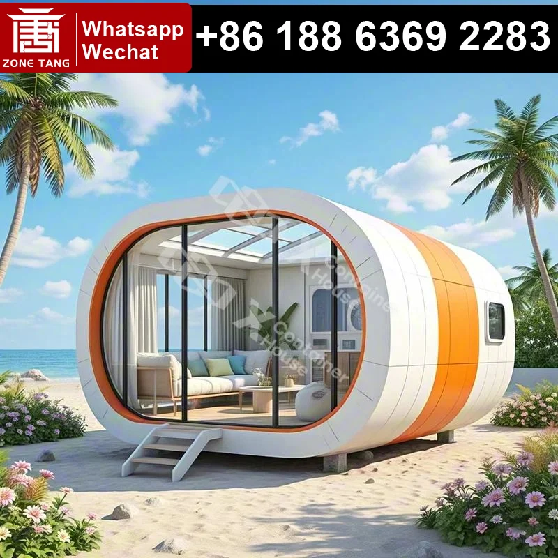 Innovative Insulation Apple Capsule House Modular Top Manufacturers Expert Construction Skills Prefab Premade Tiny Home Cabins