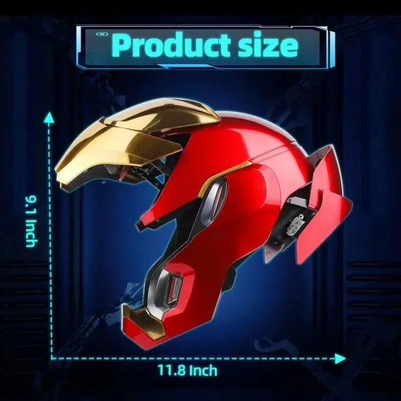 MK50 Iron Man Wearable Helmet Voice Control Design Cosplay Desk Ornament Decoration Collectible Birthday Gift For Anime Fans view 3