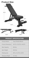 Home Exercise Multipurpose Foldable Home Dumbbell Weight Lifting Multifunction Multi Equipment Commercial Adjustable Gym Bench