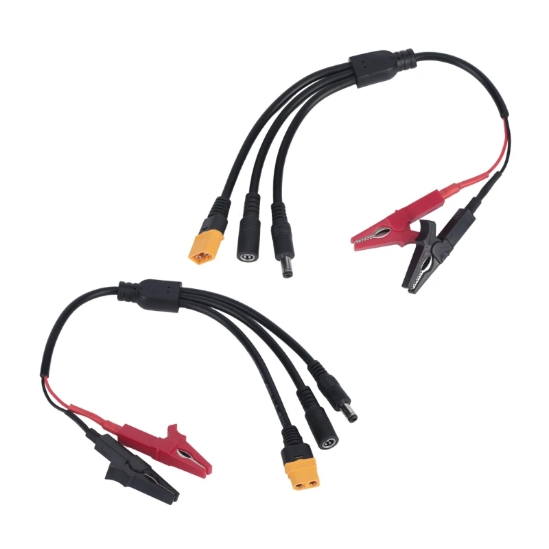 K32C 5 in 1 cable for worktable power, with 5 way layout and banana terminals