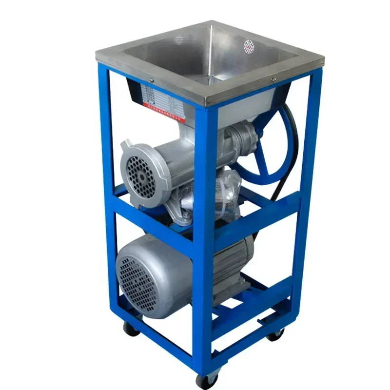 

32A Commercial Electric Meat Grinder Multi-functional High-Power Chicken Fish Bone Crusher Efficient Beef Mutton Grinder