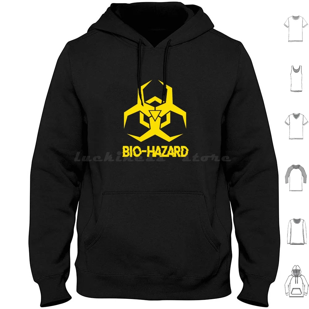 

Bio-Hazard Hoodie Cotton Long Sleeve Biohazard Zombie Zombies Evil Horror Resident Toxic Umbrella Corporation Hazard