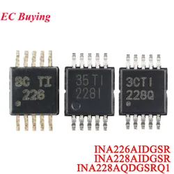 5Pcs/1pc INA226 226 INA226AIDGSR INA228 INA228AIDGSR 228I INA228AQDGSRQ1 228Q Bidirectional Current Power Monitor Chip IC
