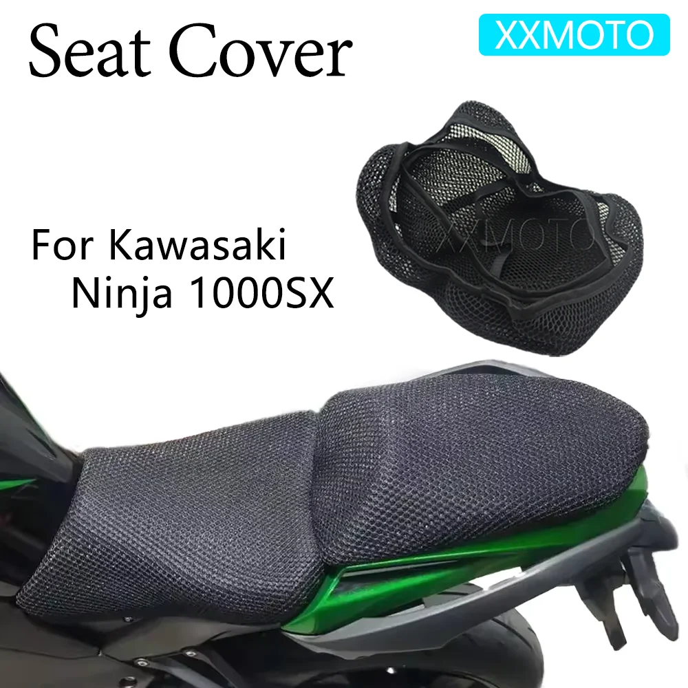 

For Kawasaki Ninja1000SX Ninja 1000SX 1000 SX Motorcycle Seat Cover Heat Insulation 3D Breathable Non-Slip Protection Cushion