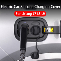 Car Charging Port Protection Cover for Li Lixiang L6 L7 L8 L9 Dustproof Waterproof Silicone Protective Decoration Accessories