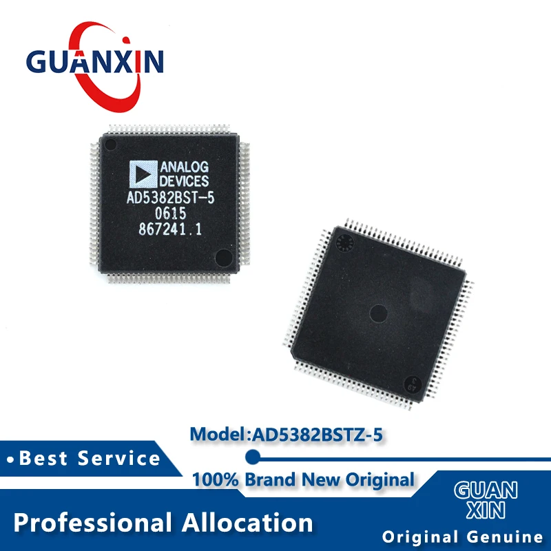 

100% New AD5382BSTZ-5 LQFP-100 Marking AD5382BST-5 AD5382