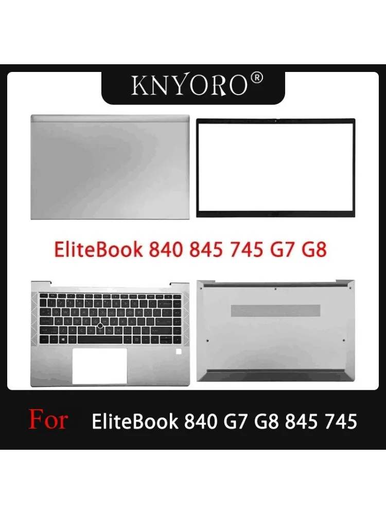 Nouveau Original pour EliteBook 840 G7 G8 845 745 ordinateur portable LCD couverture arrière lunette avant repose-paume supérieur boîtier inférieur clavier remplacer