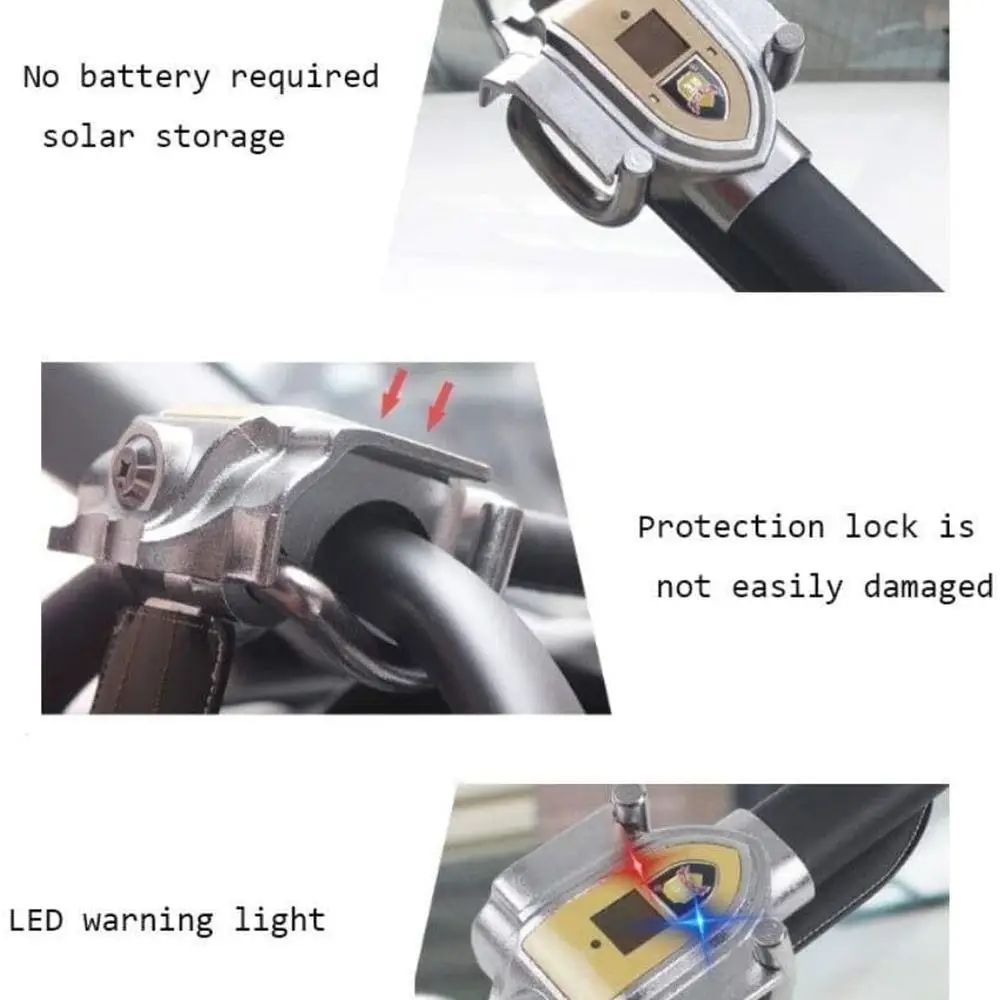 トラック、バン、SUV、および車用のステアリングホイールロック。調整可能な盗難防止ロック。エアバッグロック。キー付き。盗難防止装置。