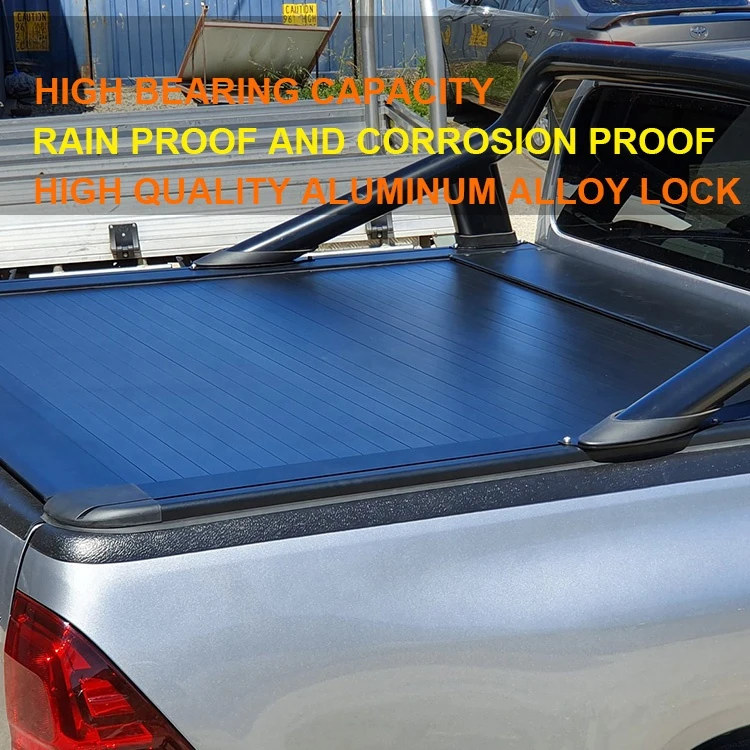 Retractable hard roll-up tonneau cover fit for 2018 dodge ram 1500 tonneau 6.5 cover