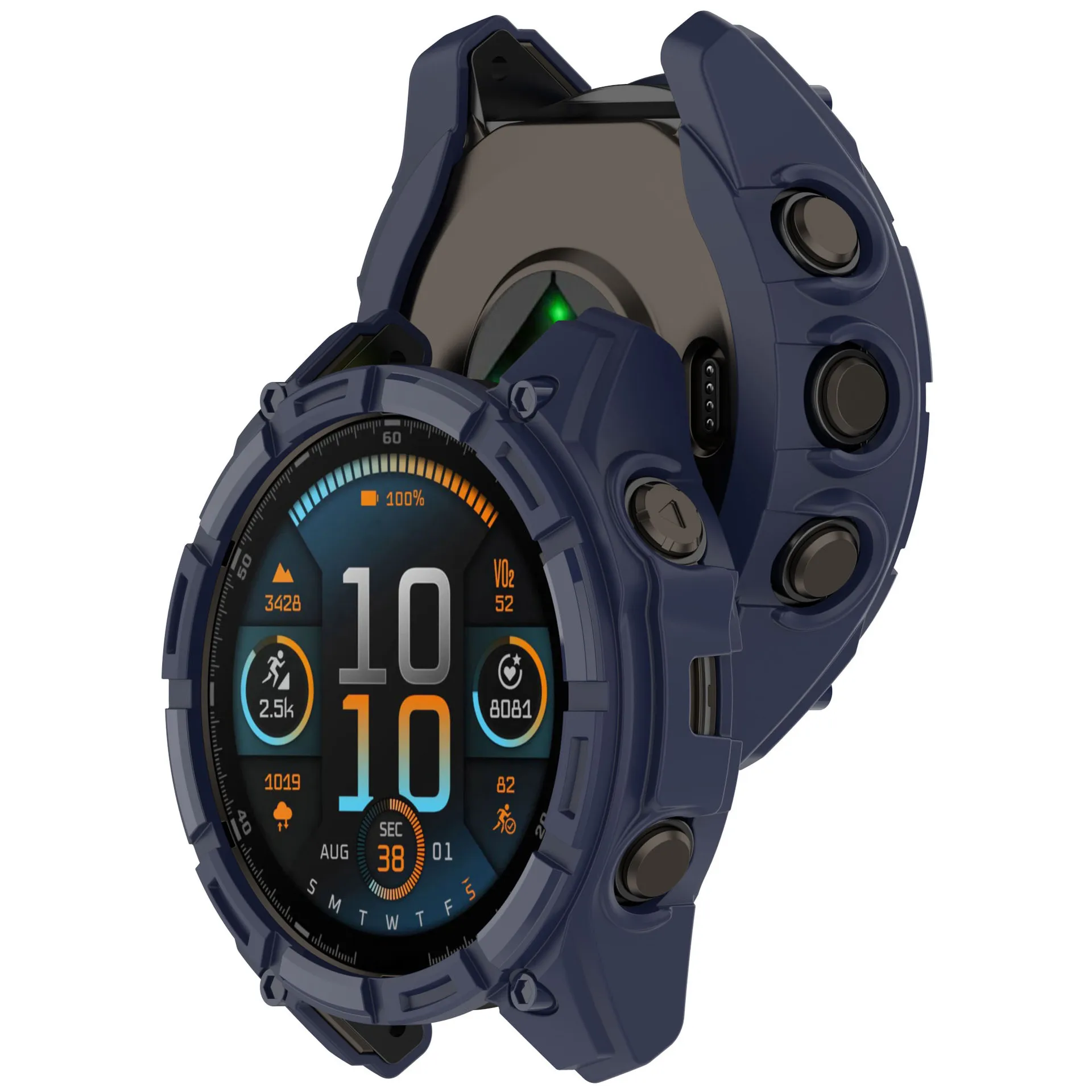 إطار حافظة واقي من القشرة اللينة من البولي يورثان الحراري ، غطاء واقي من الصدمات Garmin Fenix 8 ، تصميم جديد ، 43 ، 47 ، 51 ، ملحقات Fenix 8
